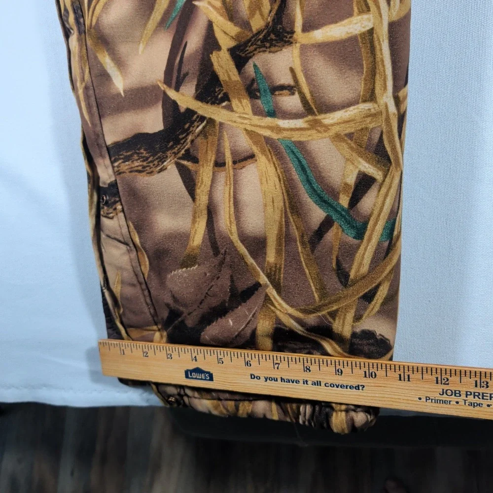 Walls Bib Overalls Mens M Brown Advantage Wetlands Camo Heritage Waterproof